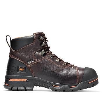 Timberland Férfi PRO Endurance 6" Steel Toe Munkavédelmi Bakancs Sötét Barna